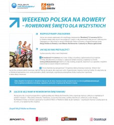 WEEKEND POLSKA NA ROWERY 2013