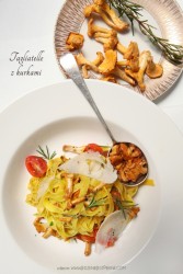 tagliatelle z kukrami
